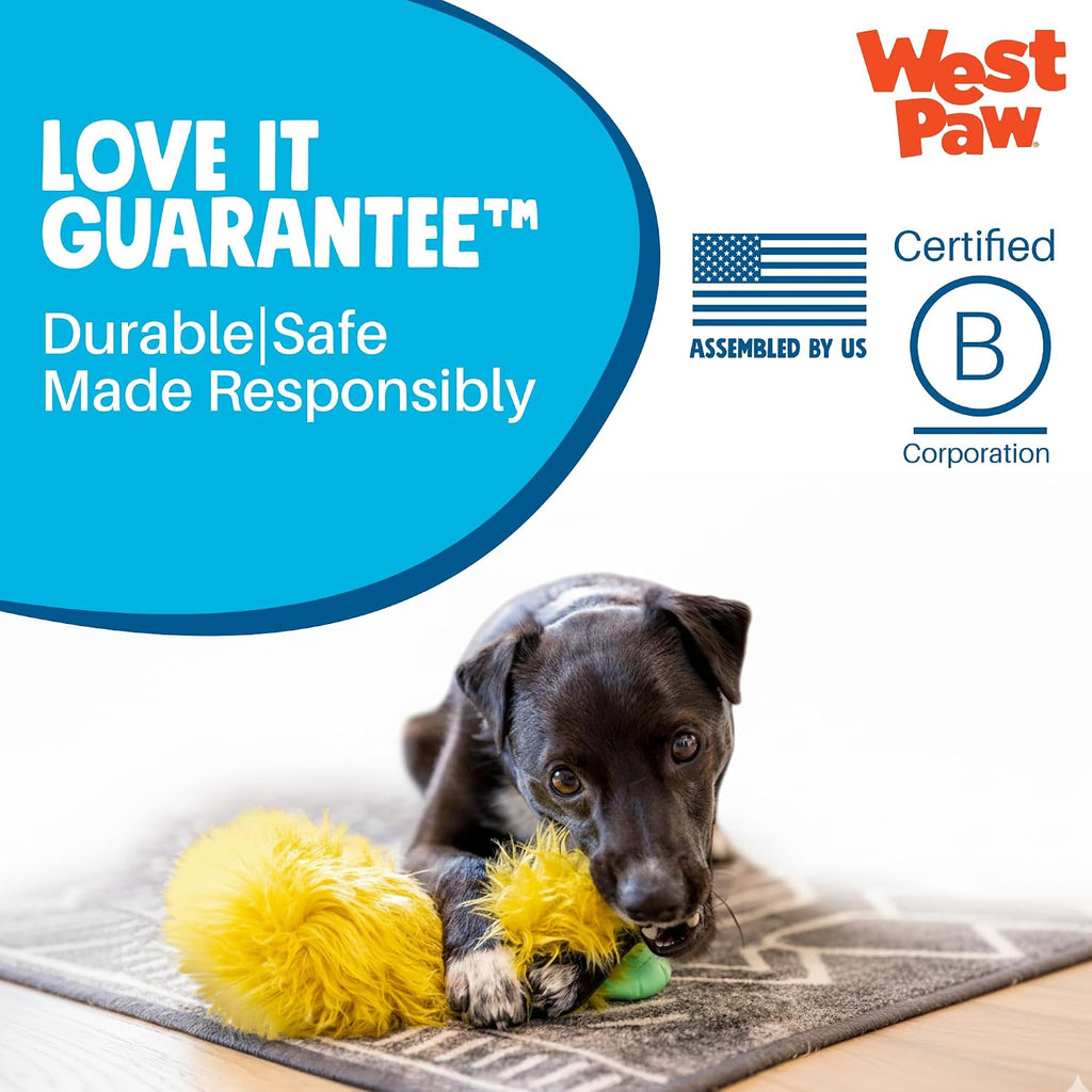 WEST PAW Rowdies Rolf Durable Plush Dog Toy with HardyTex Reinforced Seams Engaging Squeaker with Soft Cuddly Exterior Hand Sewn and Finished in Bozeman Montana for Dogs - Seafoam - Image 7