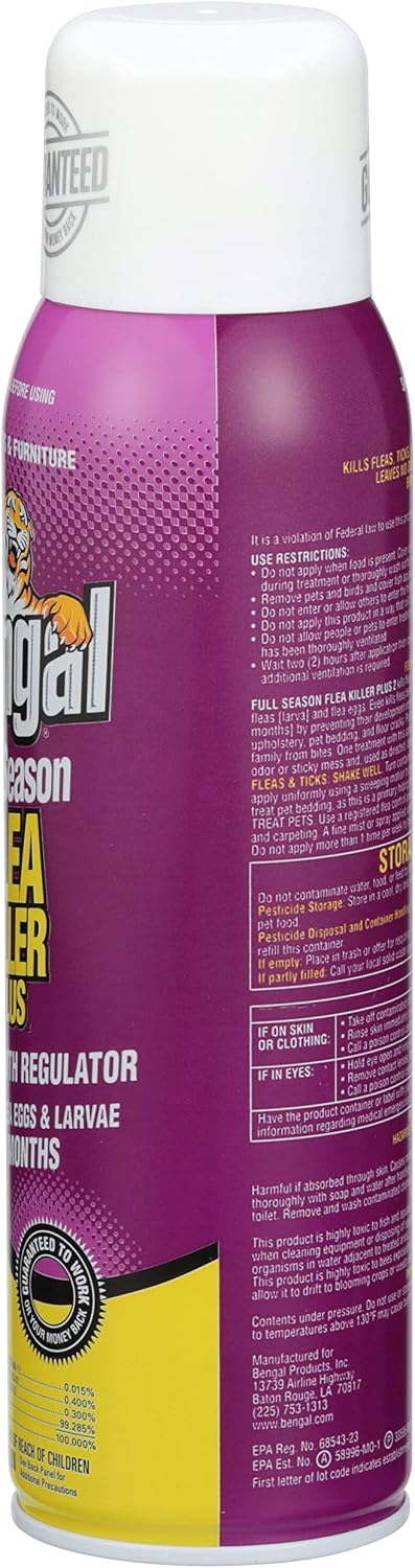 Bengal aerosol spray nozzle detail for 360 degree application
