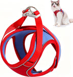 Cat Harness and Leash, Escape-Proof Cat Harness Set, Adjustable Step-in Pet Harness for Walking, Soft Breathable Reflective Vest for Cats & Dogs (Pink, Medium) - Image 11