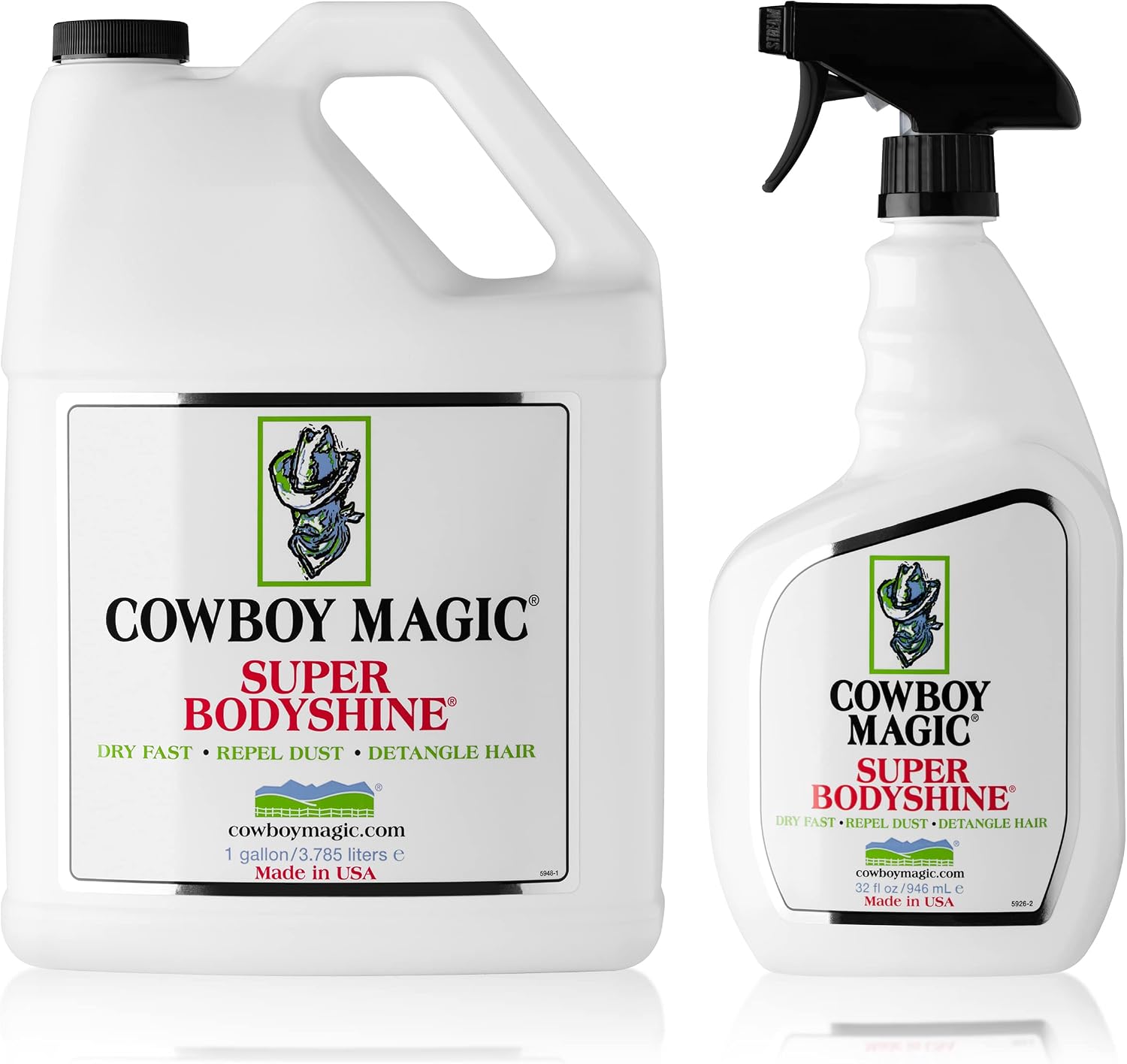 Cowboy Magic Super BodyShine Value Pack front view for horses and dogs