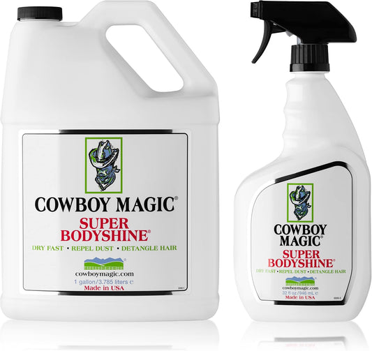 Cowboy Magic Super BodyShine Value Pack front view for horses and dogs