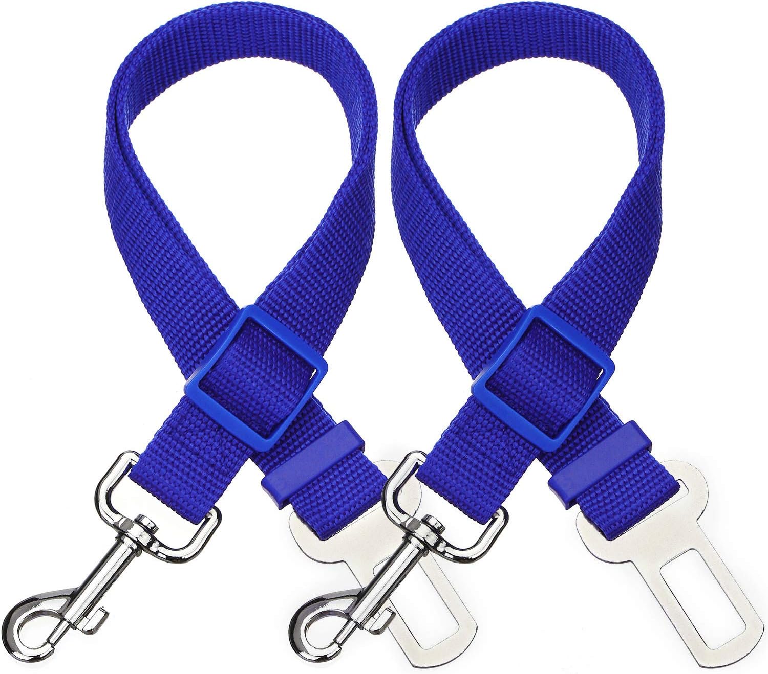 Elisel Elisel 2 Packs Adjustable Length Pet Dog Cat car seat Belt Pet seat Belt Pet Accessories for Dogs Cats and Pets (Black Pink) - Image 10