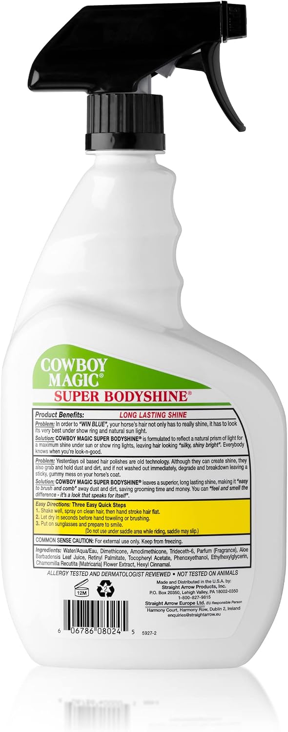 Cowboy Magic Super Bodyshine spray front view bottle