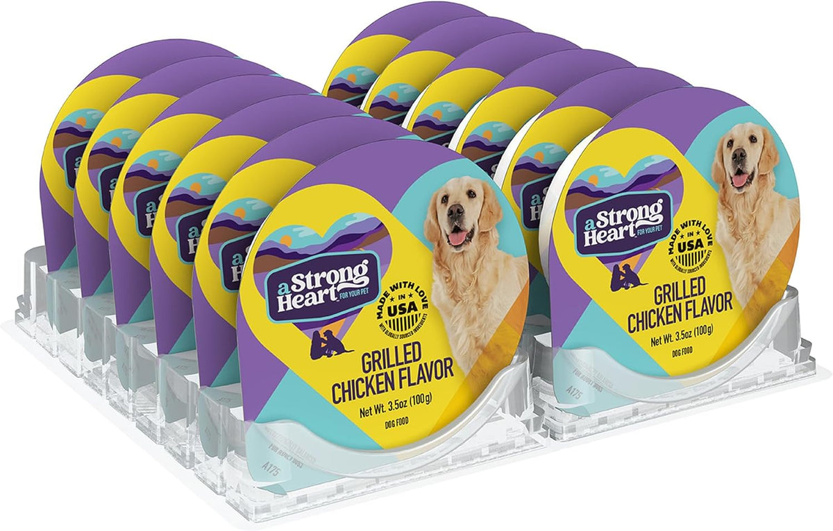 A Strong Heart Wet Dog Food Cups, Turkey Recipe - 3.5 oz Cups (Pack of 12), Made in The USA with Real Turkey - Image 11
