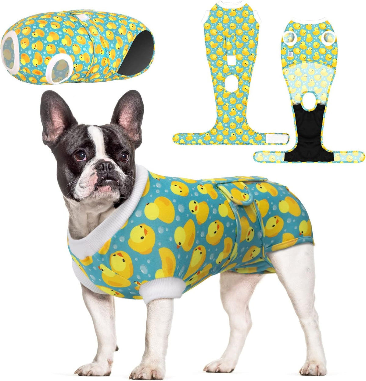 CuteBone Dog Surgery Recovery Suit Cat Surgical Onesie Female Body Suits Male Prevent Pet from Licking Wounds SSF01XS - Image 13