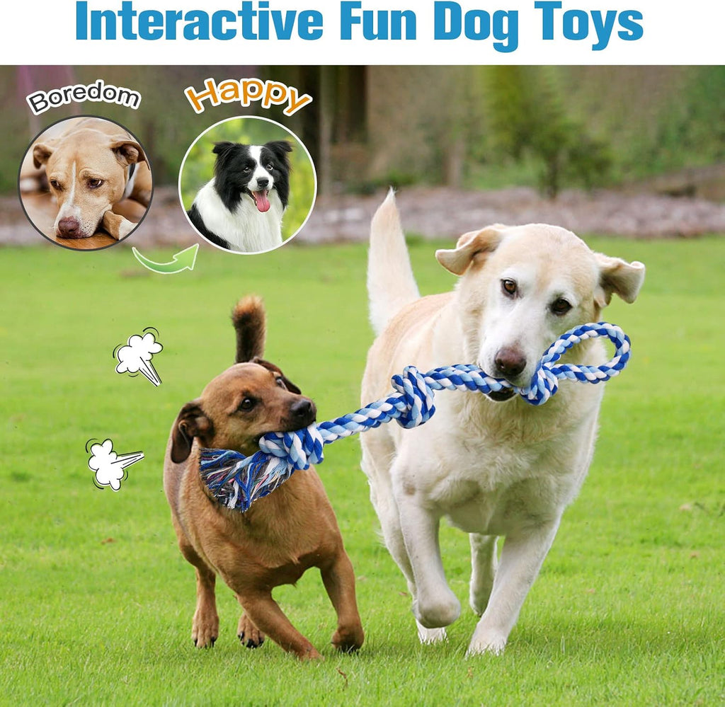 UPSKY heavy duty pet chew toys packaged twin set