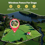 Lilyeel virtual electric fence receiver unit showcasing the battery life indicator.