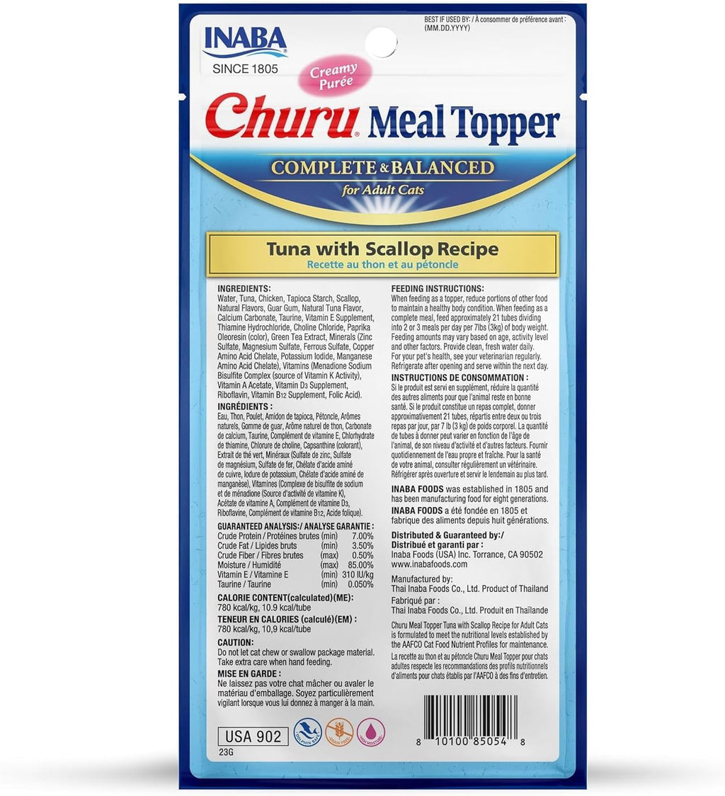 Inaba Churu lickable puree squeeze tube texture