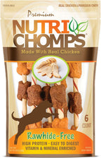 NutriChomps Dog Chews, 6-inch Twists, Easy to Digest, Long Lasting, Rawhide-Free Dog Treats, 15 Count, Real Chicken flavor - Image 11