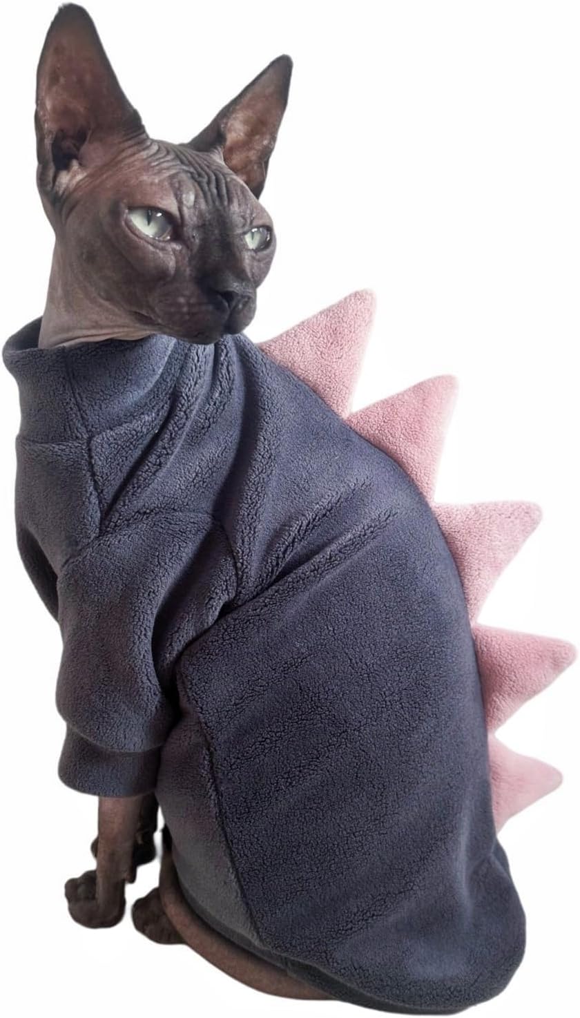 Kitipcoo sweater fit on Devon Rex cat breed