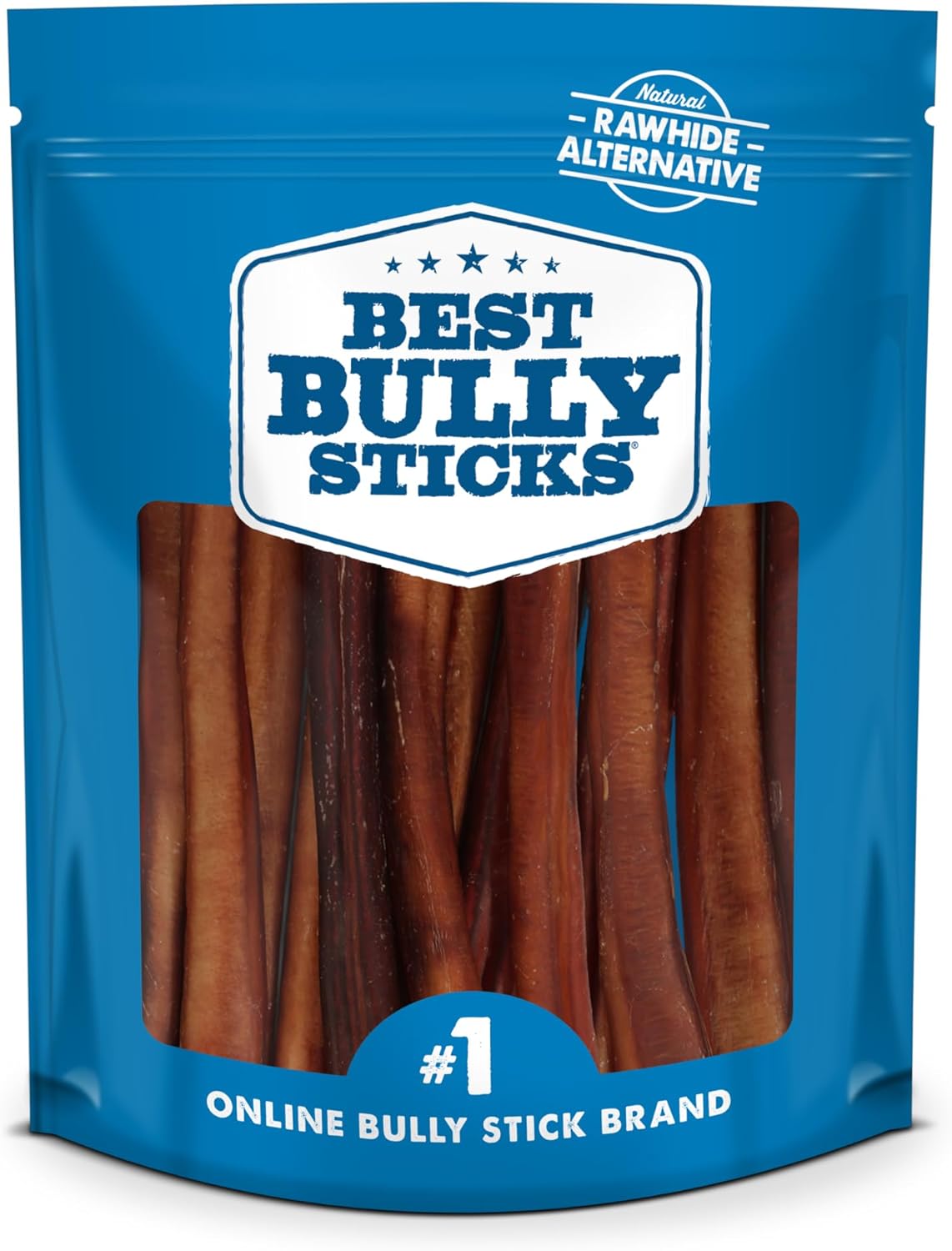 Best Bully Sticks imported authentic thick dog chews five count pack
