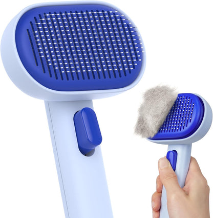 Aumuca Cat Brush for Shedding, Cat Brushes for Indoor Cats, Cat Brush for Long or Short Haired Cats, Cat Grooming Brush Cat Comb for Kitten Rabbit Massage Removes Loose Fur - Image 13