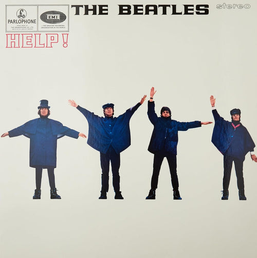 The Beatles Help Remastered 180g Vinyl LP front cover showing band semaphore pose
