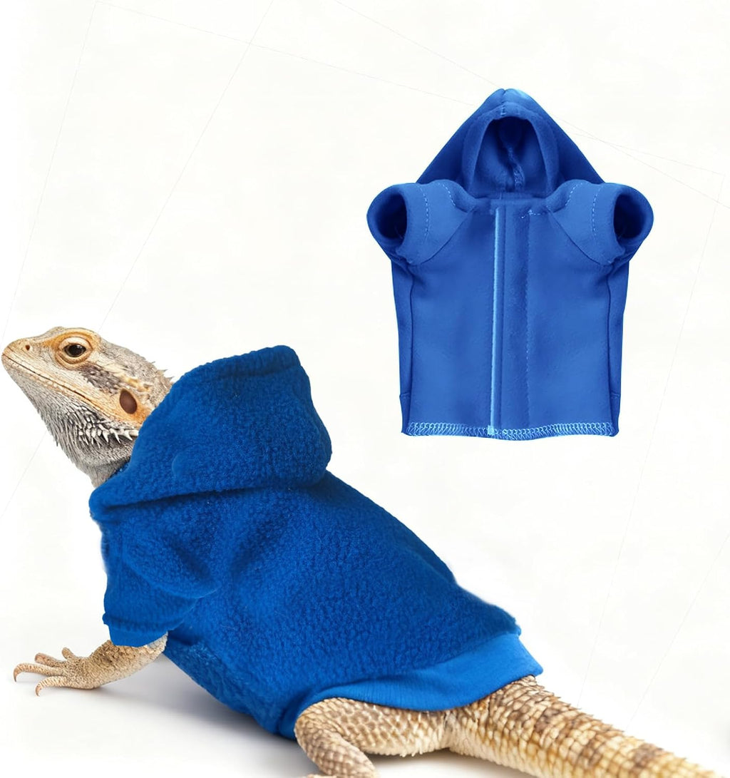 Lizard Clothes for Bearded Dragons Reptile Apparel Handmade Cotton Material Hoodies Gift for Lizards, Bearded Dragons, Crested Geckos, and ChameleonsYellow - Image 10