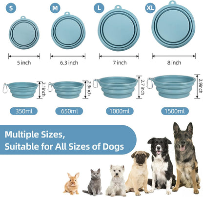Kytely foldable cat feeding cup pack showcasing the durable food grade material.