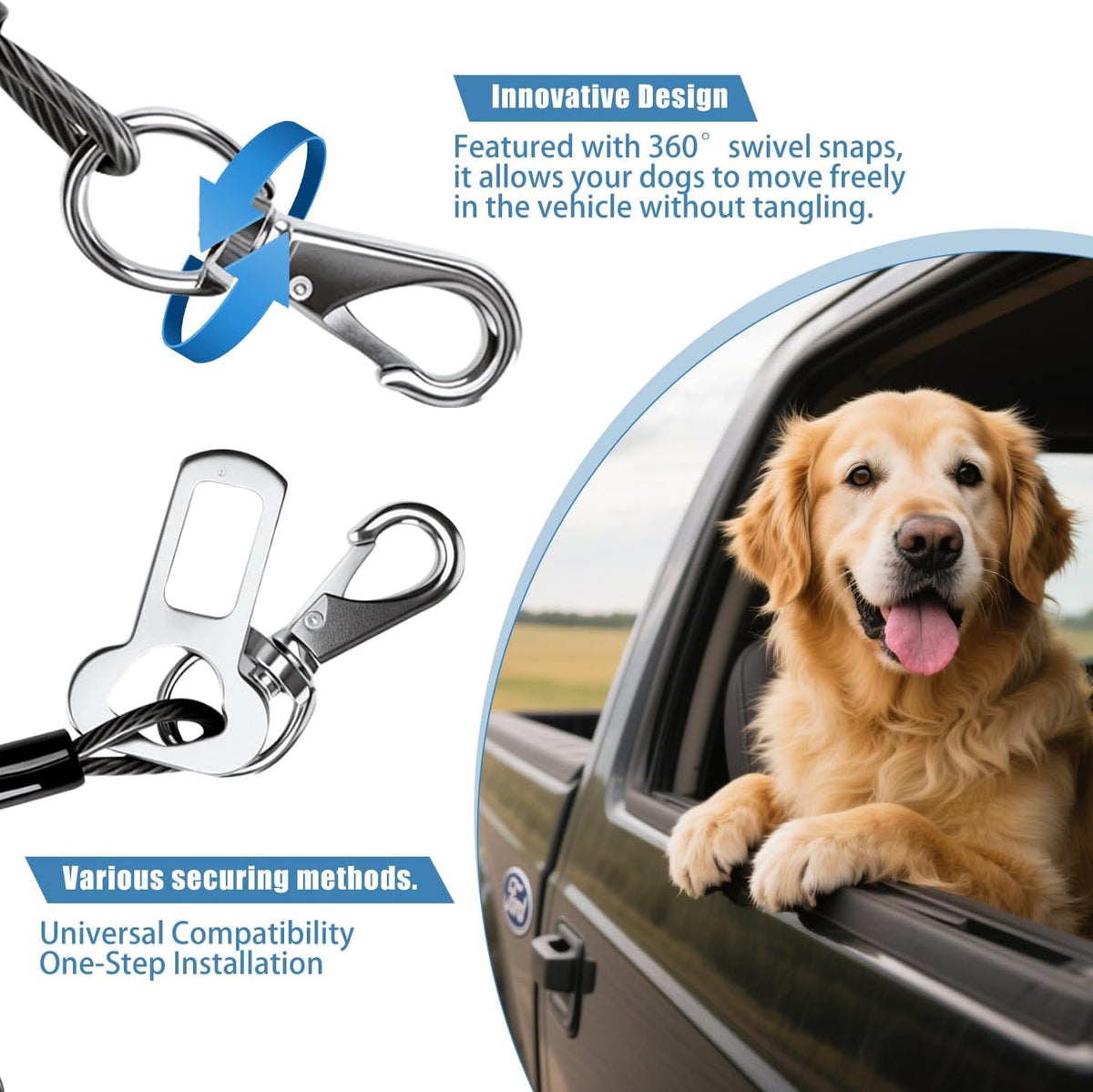 Mi PupJoy 2-in-1 restraint used as a daily walking leash