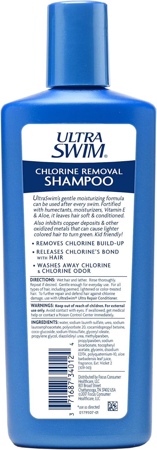 Ultra Swim Chlorine Removal & Hard Water Treatment Moisturizing Shampoo, 7 Ounce - Image 2
