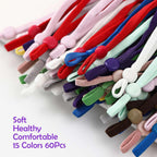 Close up view of the adjustable steel buckle on the soft nylon puppy litter identification loops.