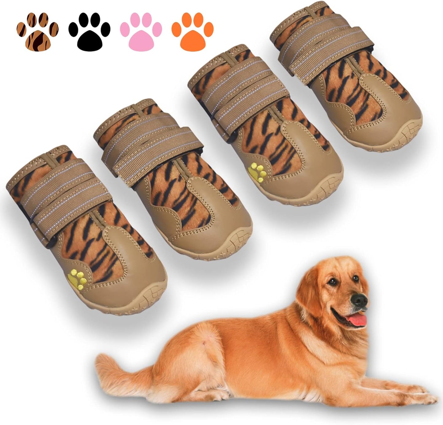 Set of 4 XSY&G dog boots packaging