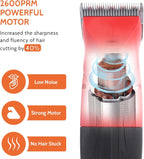 DUCKBOY heavy duty pet grooming clipper kit unboxing set with four attachment combs