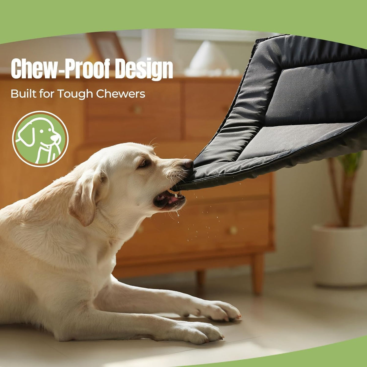 Couzssyhi indestructible dog crate pad fabric detail