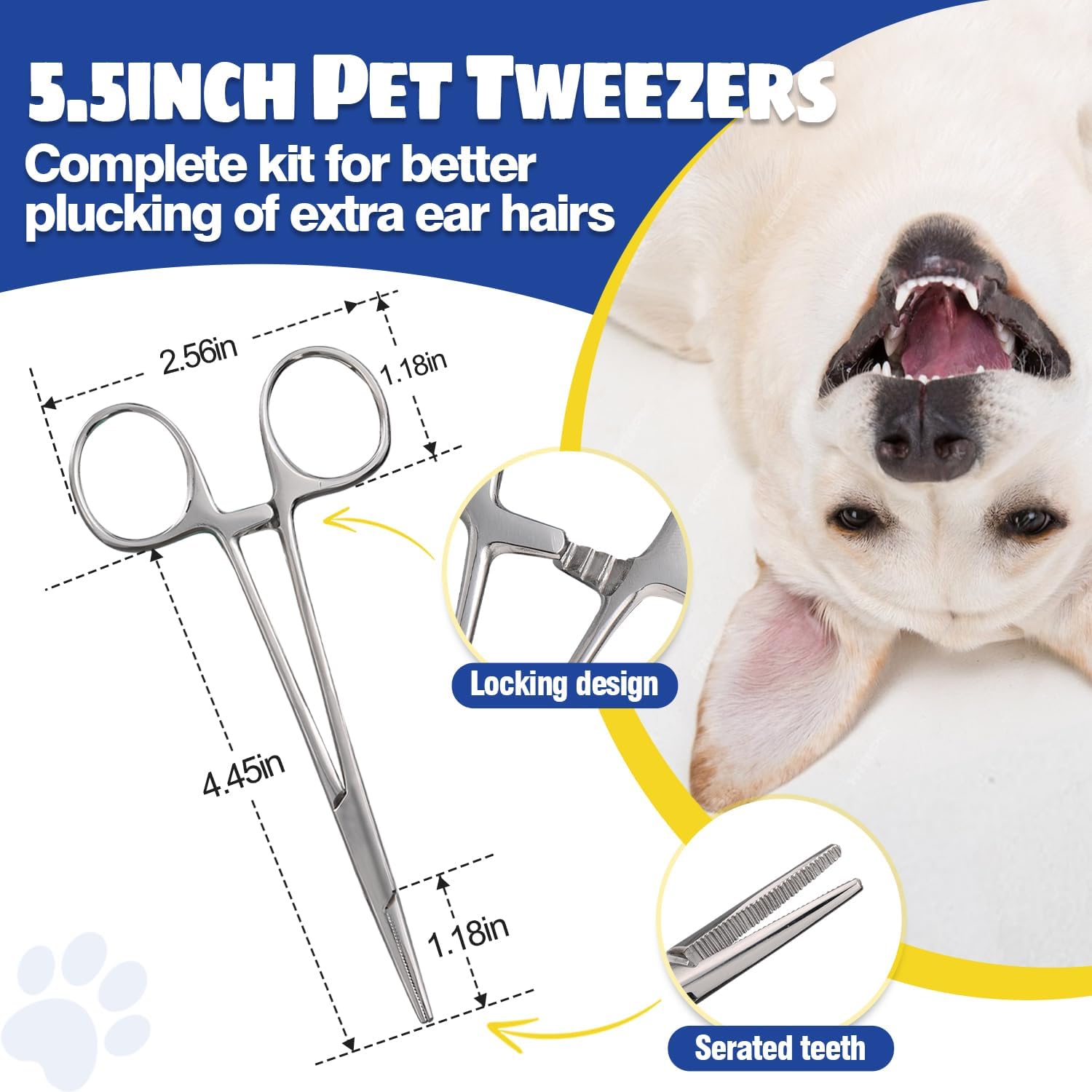 Ninibabie dog ear powder nozzle applicator detail
