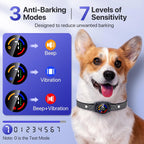 Ricivi dog training collar with beep and vibration modes