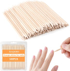 RAQEHO orange sticks for nails 100 count front view packaging