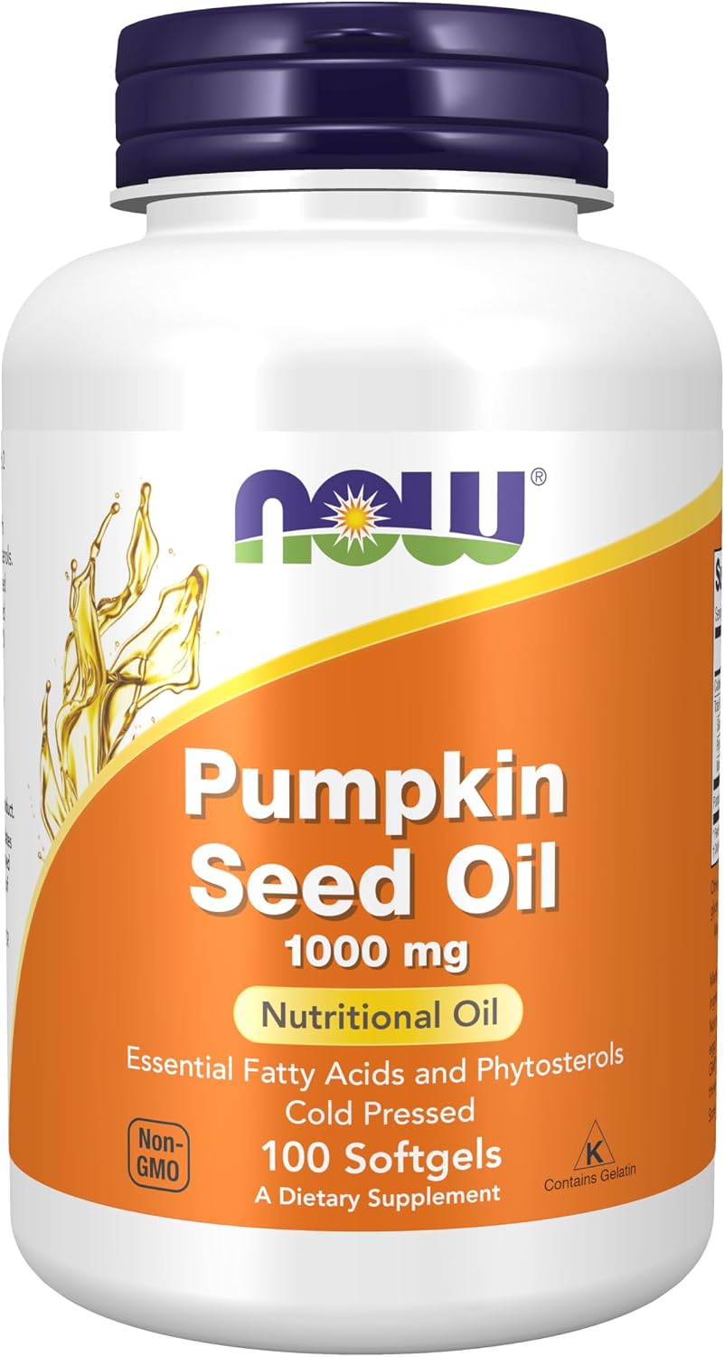 NOW Supplements, Pumpkin Seed Oil 1000 mg, Cold Pressed, 200 Softgels - Image 11