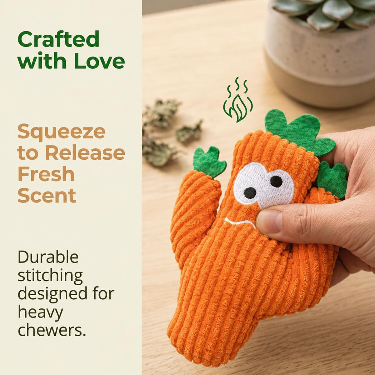 Five pack cactus cat toys for teeth cleaning and boredom relief