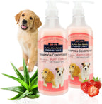 Bright White Grooming Natural Dog Shampoo and Conditioner with Aloe Vera, pH balanced Shampoo for Dogs, Tear-Free, Moisturizing Dog Shampoo for Sensitive Skin - 26.4 Oz - Image 8