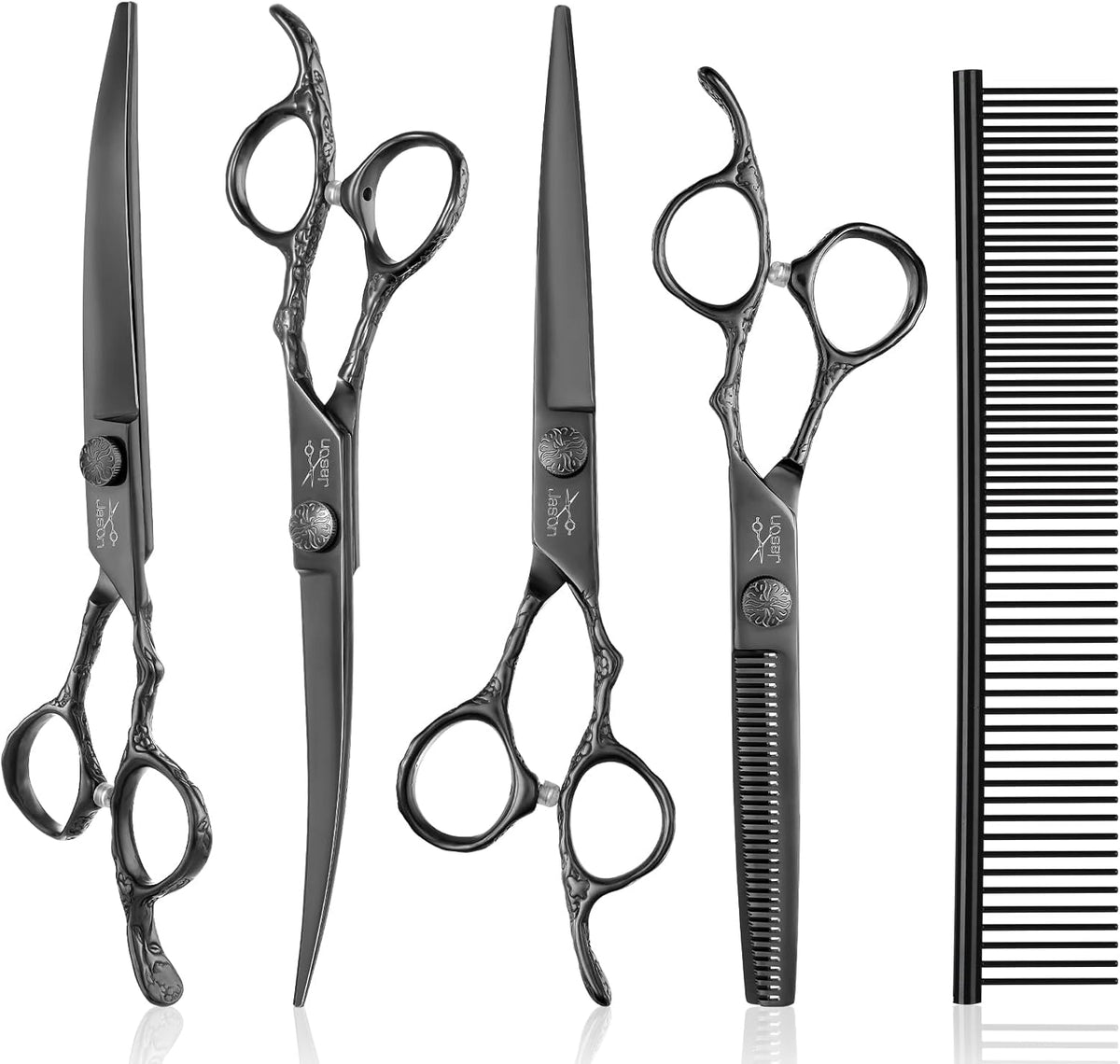 Complete JASON 6 piece pet grooming set for dogs and cats overview