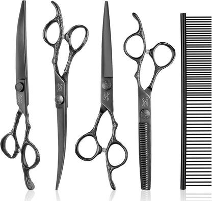 Complete JASON 6 piece pet grooming set for dogs and cats overview