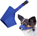 Parts Express soft dog muzzle front view blue color small size