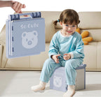Travel Potty for Toddler with 3 Rolls Potty Liners, 20 Pcs Absorbent Pads, Foldable Car Potty for Toddler, Portable Potty Seat for Toddler Travel, Portable Potty for Tollder Outdoor and Camping Use - Image 1