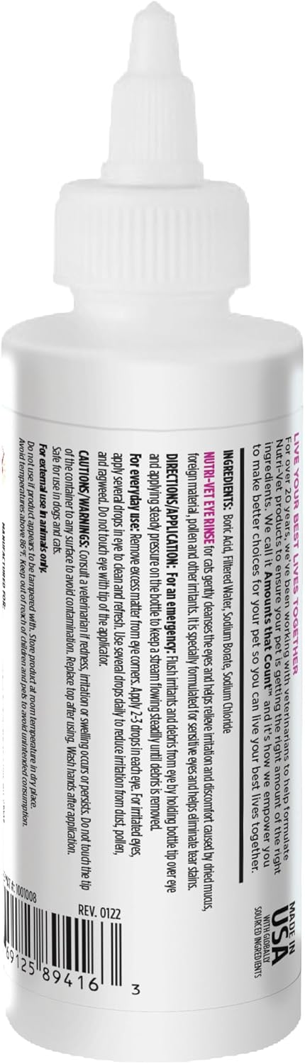 Nutri-Vet cat eye health supplies for seasonal allergies