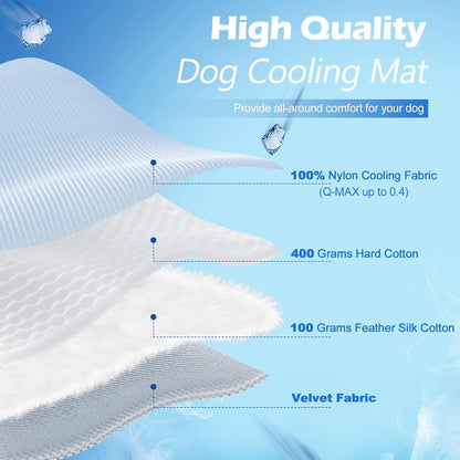 Tivray reversible pet mat cooling nylon side