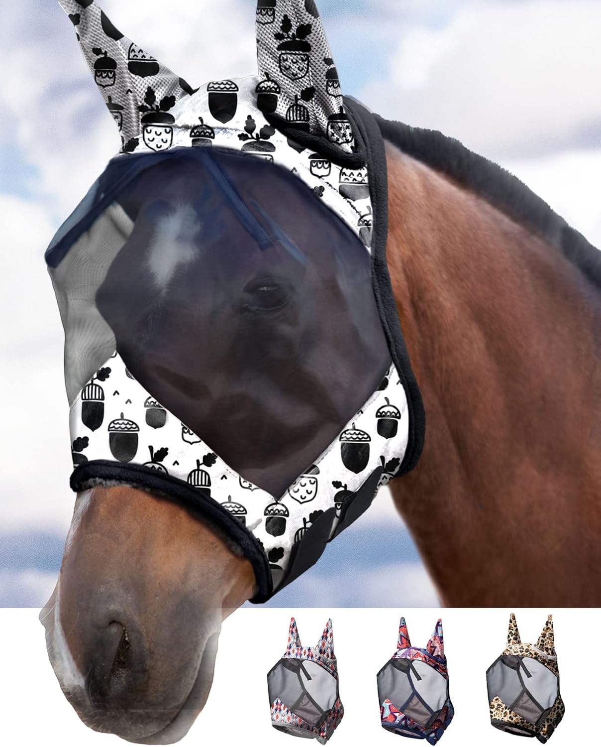 Harrison Howard fly mask Dream Star print texture