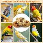 Fhiny bird food package side angle view