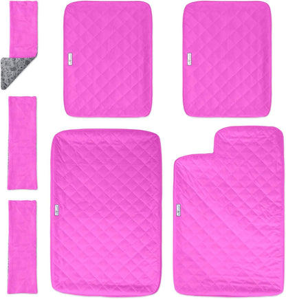 Paw Inspired Fitted Fleece Liners for Ferret Nation, Critter Nation Cage for Ferrets, Rats, Chinchillas, Hedgehogs & Other Small Animals (Gray, Double Unit Set) - Image 12