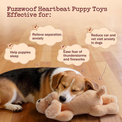 Fuzzwoof plush dog toy with wireless remote control