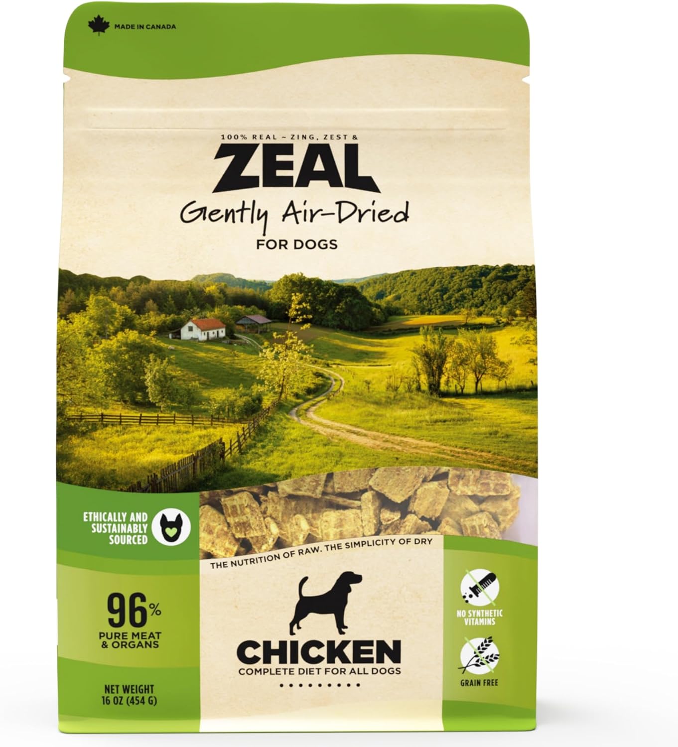 ZEAL Canada Air-Dried Beef Recipe for Dogs - High Protein, Natural Superfoods, Nutrient Rich, No Fillers, Grain Free, Complete & Balanced (Beef, 1 lb) - Image 12