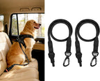 PetBonus Dog Seat Belt for Car, Durable Rope Dog Car Harness Seatbelt for Vehicle, Pet Tether Safety Restraint with Heavy Duty Buckle Hook Latch Lockable Clip for Small Medium Large Breeds (Black) - Image 11