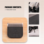 Herklotzn white ceramic and black plastic pet trimmer head blade