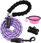 BARKBAY Dog Leashes for Large Dogs Heavy Duty Dog Leash 4/5/6 FT with Comfortable Padded Handle and Highly Reflective Threads for Medium Large Dogs Walking Training Running (5FT-1/2'',Pink) - Image 15