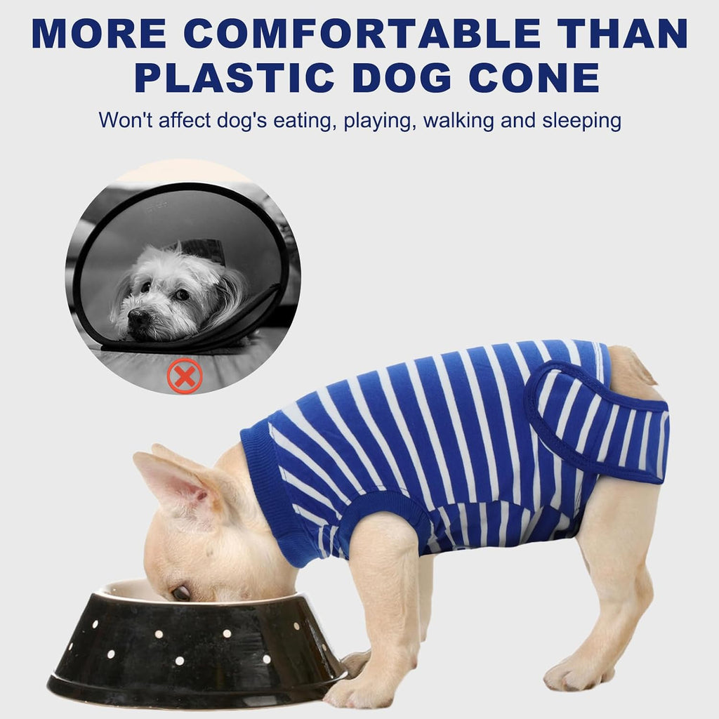 IDOMIK adjustable pet recovery clothing magic tape detail