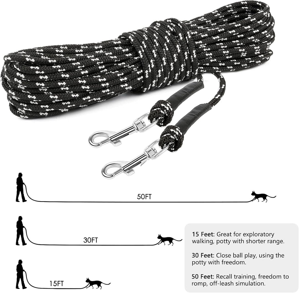 Reflective threading detail on Rypet dog and cat lead