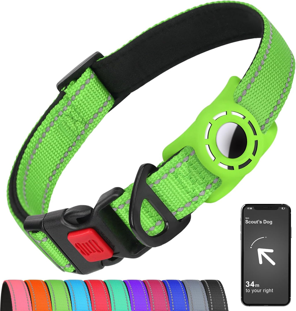 Adjustable nylon strap mechanism on Erbine small dog collar