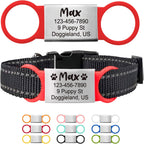 Pawnimals custom slide on pet identification tag front view