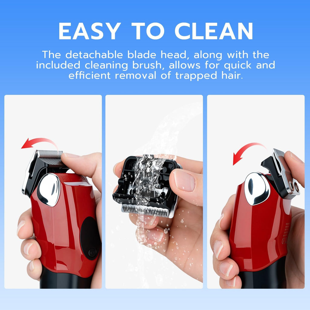 Mcbazel professional cat and dog hair clippers close up on speed control buttons